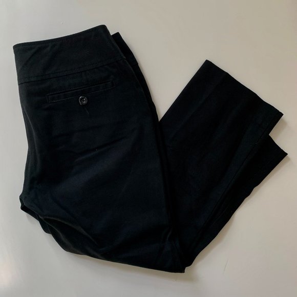 🇮🇹 RED VALENTINO black capri pants size 6 - Picture 4 of 9